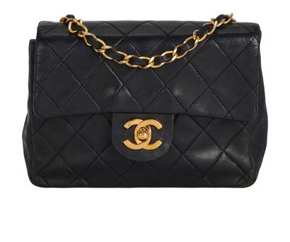 Vintage Mini Square Classic Flap, front view